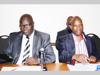 Coghsta MEC, Ishmael Kgetjepe, and head of department, Nape Nchabeleng, in the hot seat at the Scopa hearing.