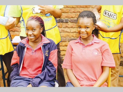 Grace Isiaho and Vhoni Sadiki say they are happy to be part of such a good cause.