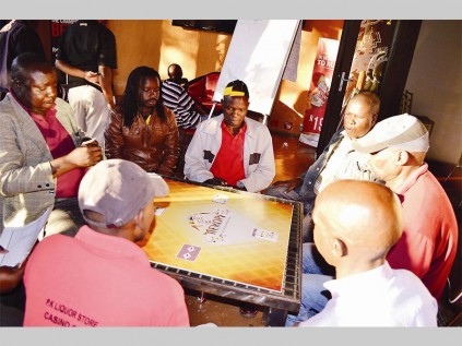 Matamanyane Casino Club battle against P.K. Casino Club in the finals of a casino card game top eight tournament, which was held at Meropa Casino and Entertainment World last Sunday.