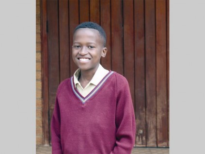 Anthony Mashaba, dux learner 2014, achieved the highest marks in maths, social science, natural science and computer literacy.