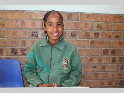 Chevroneez Marais says there is more work in high school than in primary school. "In primary school we don't really work that hard. The work is easy and not a lot, but in high school there is a lot of work, so we will have to work and study harder than in primary school. I look forward to become a lawyer one day to get people out of trouble."