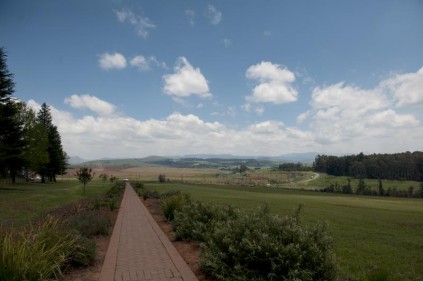 Above: The long walk down to the Capture Site.