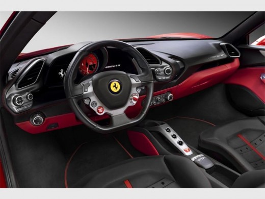 The Ferrari 488 GTB's cabin was designed to exude extreme sportiness without sacrificing occupant comfort. This heightens the impression of a cockpit tailored around the driver's needs.