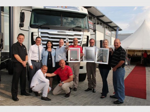 Several managers and guests were present at Mercurius Motors Polokwane Commercial's celebration in winning three national awards recently. In front are Martin Sissing and Japie Brits (dealer principal). At the back are Johannes Phiffer, Jon White, Theresa Vermaak, Ian McDonald (managing director), Paul Jooste (brand manager), Chris Marlow (Imperial risk manager), Marisa Fifield (marketing manager) and Sampie Bloem.