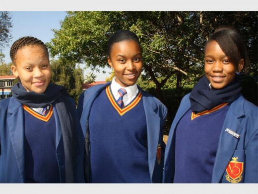Hlole Setati, Amogelang Makgato and Melinda Moyo.