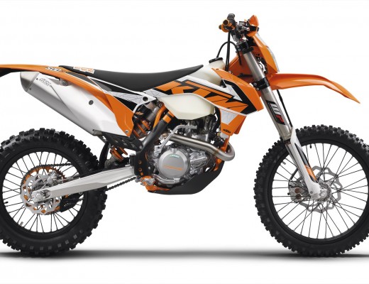 The KTM EXC machines offer an electric starter as standard equipment on all models except the 125 EXC. Photos: Quicpic