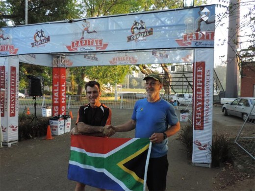 Johan van der Merweset the South African record when he completed 815 km in the Capital Classic Six Day Circuit Race.
