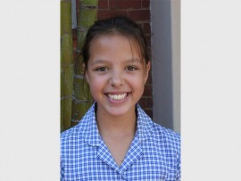 Kayla Janse van Vuuren celebrates Christmas by spending time with her entire family. She says that her family has a big dinner on Christmas night but before that all the children swim and the ladies in her family sit and chat. "In the afternoon, my grandfather dresses up as Father Christmas and gives all the children their presents." She says that what is important is that her family give thanks to God.