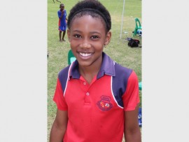 Masase Tshivhase gains courage from her family being present at her athletic meets. "You always do better knowing your family are there to watch you, you want to make them proud of you."