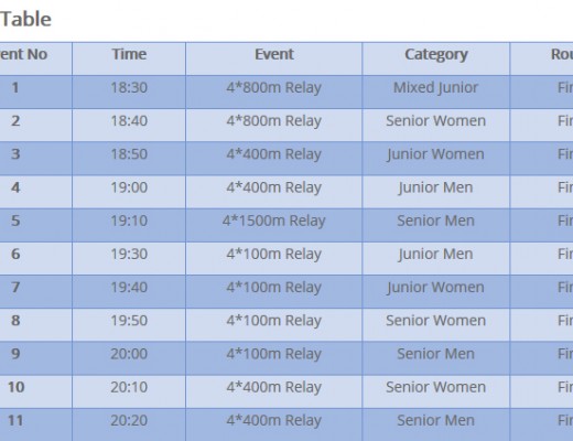 timetable