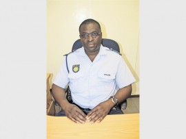 Matome Mohale, Westenburg Police Station Commander, says he is motivated by the support he receives from the community and his colleagues.