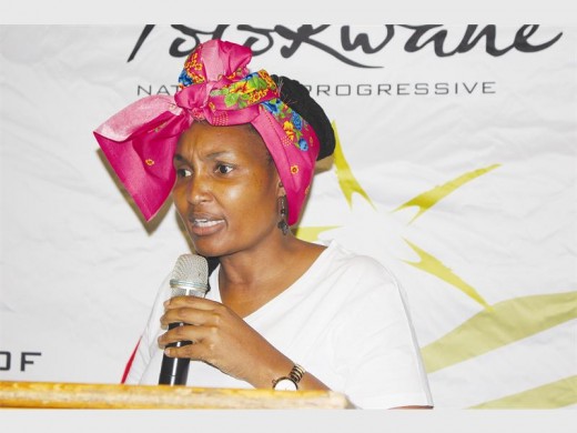 Polokwane Municipality Mayor, Thembi Nkadimeng.
