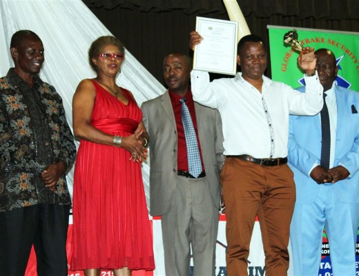 MR Mongale, LS Tema, MJ Mathobela, the awardee SJ Baloyi who got a certificate for being the best educator in History and MJ Ralekgokgo.