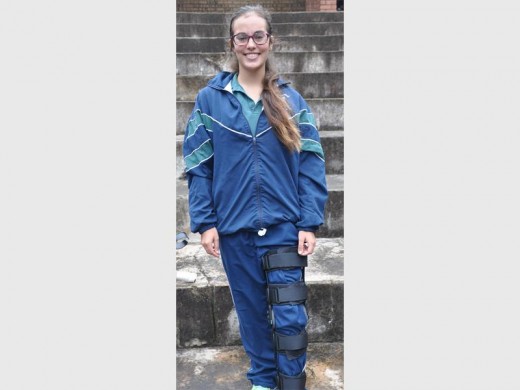 Gaby Tout (Gr 11) claims honours with an average score of 85% and above.
