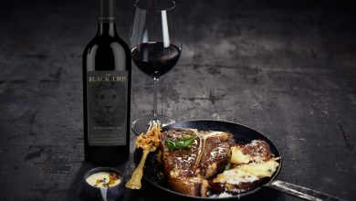 Saturday entertain, 20 November, Seared Beef Steak with Layered Potato & Green Peppercorn Sauce