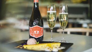 Steenberg Sparkling Sauvignon Blanc and Passion Fruit Tart - HR1