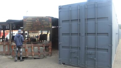 Seshego Plaza containers