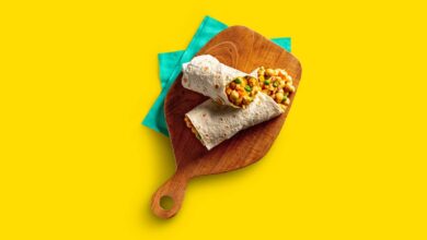 21 MARCH -MEATLESS MONDAY - Chickpea veggie wraps