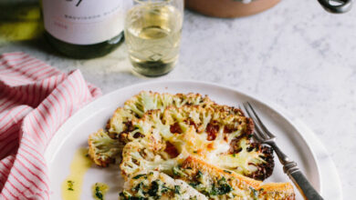 31 MARCH - WFD - Pan-fried line fish, roasted cauliflower and caper butter sauce