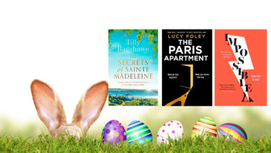 Beautiful Easter background with colorful Easter eggs