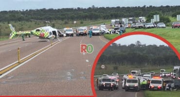 Scene of a head-on collision on the N1.