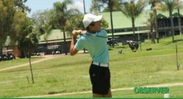 Jordan Viljoen competes in the tournament.