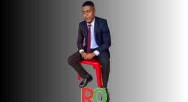 Man sitting on a chair.