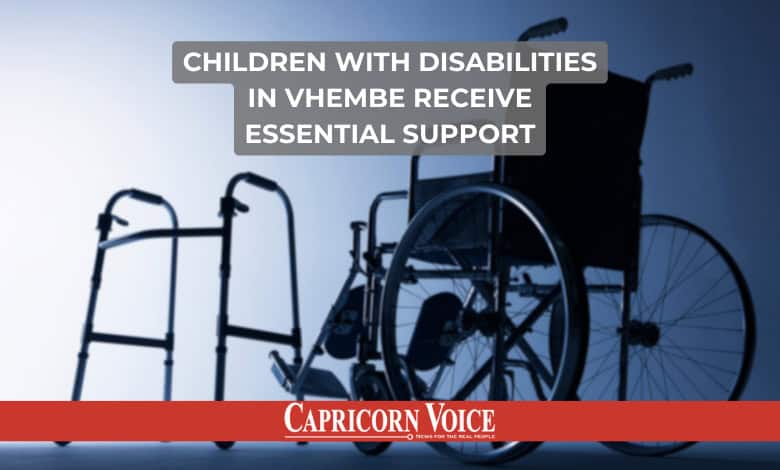 Thohoyandou NGO supports disabled children in Vhembe