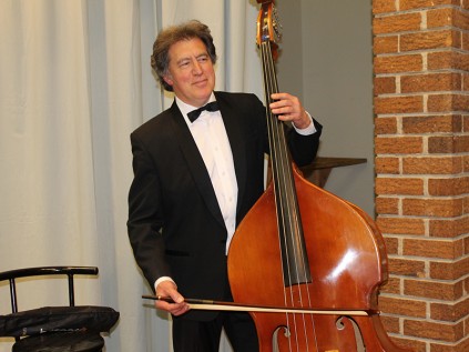 Double bass player Herman Marree - I play classical music because that is where it all starts.