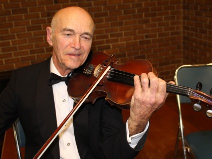 Violinist Dietheln Seifert - I played classical music all my life because it is a good thing and I enjoy it. I absolutely enjoy it.