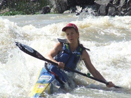 Jane Swarbrech in turbulent waters.