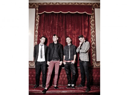 Matthew Marinus, Ryno Zeelie, Rudo Pieterse and Graeme Watkins of the Graeme Watkins Project (GWP), a band based in Linden