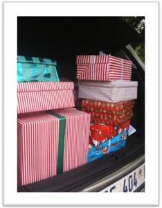 NAB's Brand and Events Manager, Brigette van Selm, turned her car into Santa’s sleigh with all the shoe boxes when she delivered to Mother of Peace earlier this month.