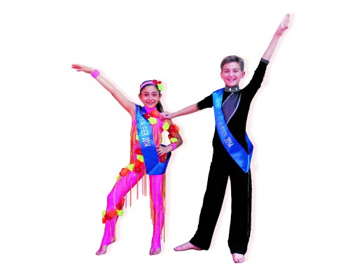 Kerry Howard (10) and Mark Alexandrov (11) compete on a world stage.
