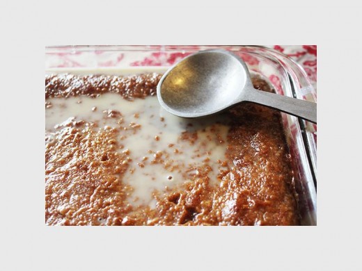 Traditional malva pudding with a twist of Amarula cream. Photo CC Search.