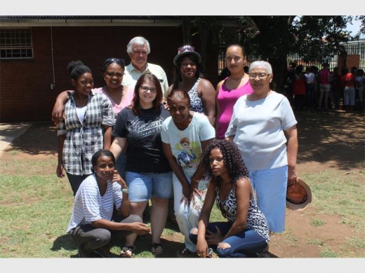 Back Faith Madiehe, Frans Prade, Thabisile Nkosi and Lauren Krope. Front: Portia Mogashoa and Thabisile Nkosi. Middle: Minette Czanik and Irene Adams.