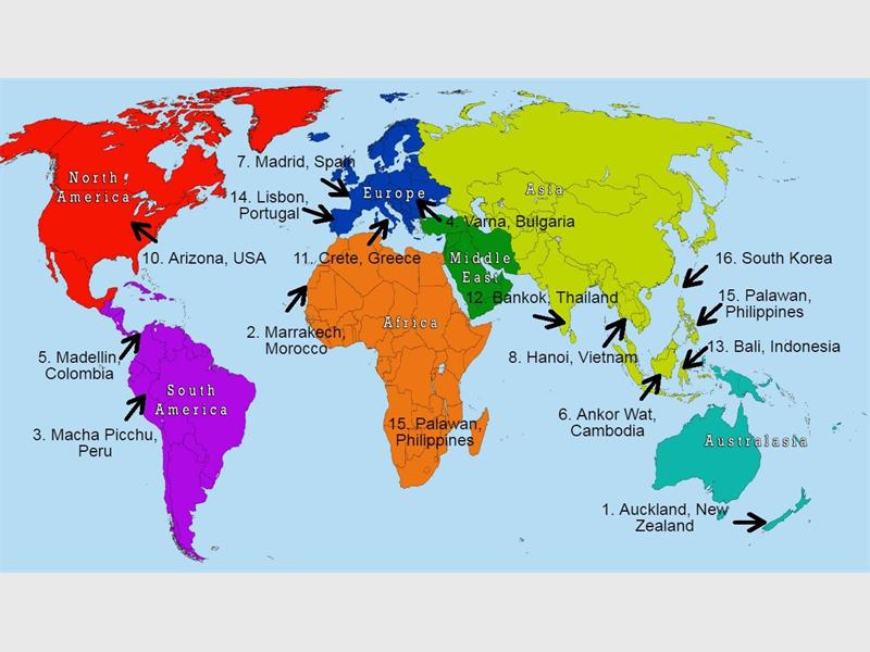 Travel for cheap to 16 place around the world. Photo: CC search.
