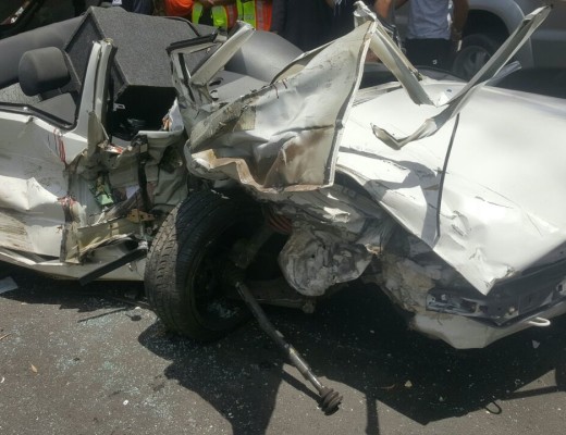 Two people were left critically injured when they swerved into oncoming traffic in Melville.