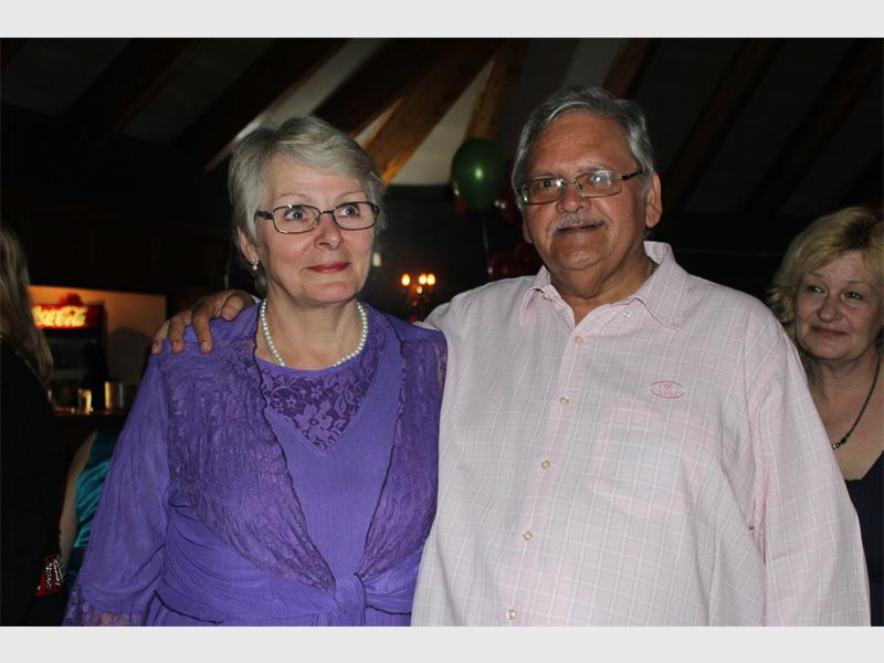 Gisela and Rod Knight spend the night getting to know new friends.