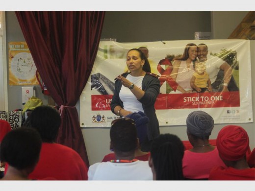 Nurse Tatum Bradford encourages people to know their status and that of their partners.