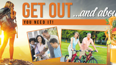 Get out and about - Feature Slider