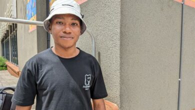 Luyanda Jujuju explaining the hardships of unemployment