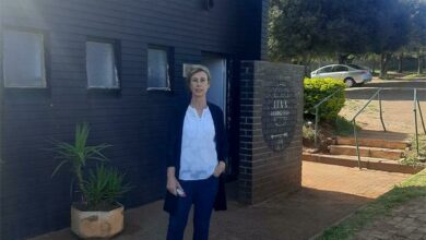 Lizel van den Berg at the Irish Club in Linden.