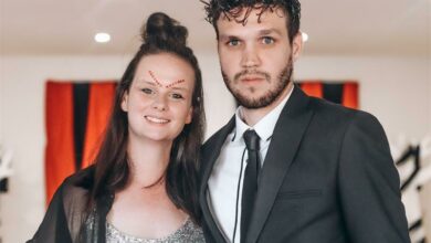 Toni Powell-Venter with Dylan Niemand.