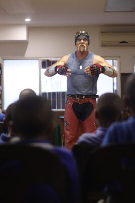 Mr Wrestling captivates young minds