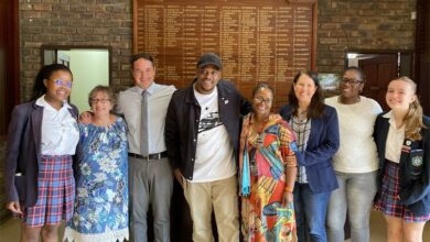 Thembilihle Mahlalela, Judy Werth, Neil Berndsen, Matsotso Vuso, Marelise Hull, Auxilla Kamedza and Francesca Roos.