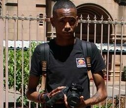 Oageng Mofokeng enjoys his job as a photographer.