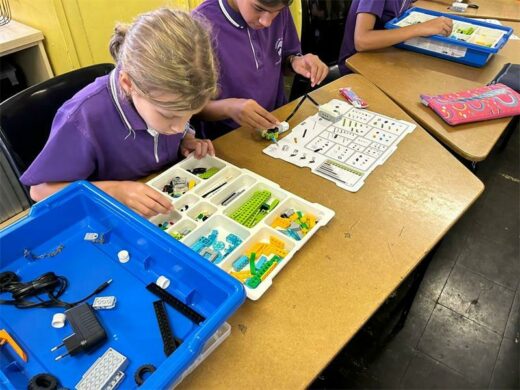 Learners create through the use of Steam
