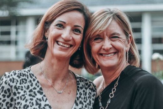 Kathleen Genade with Jenn Duffy.