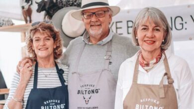 Barbara Tuit, Johan Knoetze and Adele du Toit. Photo: Neo Phashe